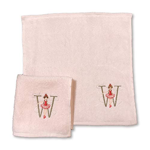 シンジカトウ イニシャルルルベ タオルハンカチ ピンク (W)