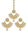 Bindhani Wedding Bridal Indian Pakistani Mang (Maang) Tikka (Tika) With Earrings Set For Women