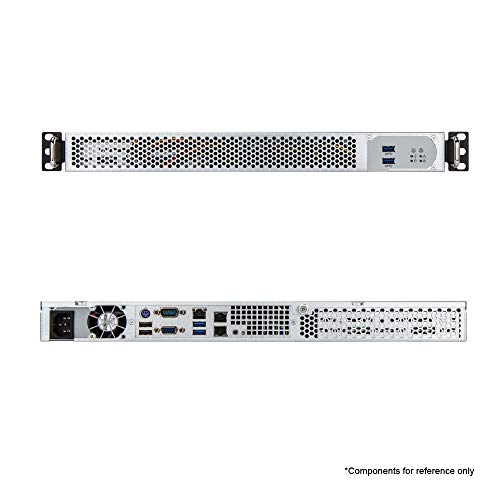 Image of IN-WIN IW-RF100S-S265 1U Short Depth Mini-ITX Rackmount Server Chassis , 265W