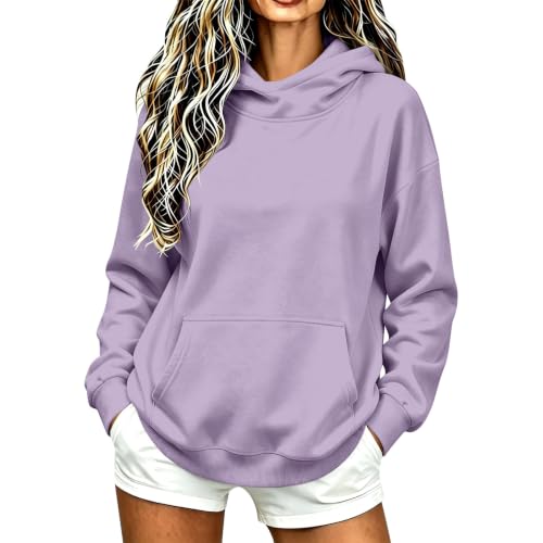 moolBeko Womens Mock Neck Oversized Hoodies Comfort Fall Clothes - image 7