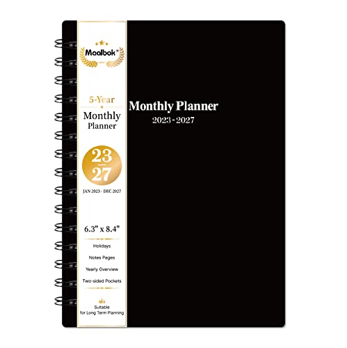 2023-2027 Monthly Planner/Calendar - 5 Year Monthly Planner 2023-2027 with Tabs, Jan 2023 - Dec 2027, 6.4