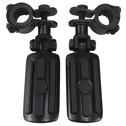 Repose pieds fixation pince 1-1/4 pour moto Street Glide Road King Electra 2 styles