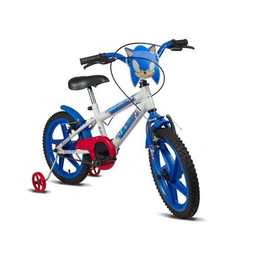 Verden Bicicleta Infantil Sonic Aro 16 com rodinhas de apoio