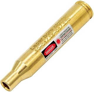 .30-06 /25-06 /270 Bore Sight Laser Red Dot Cartridge Laser bore Sighter with 2 Sets of Batteries