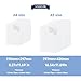 VACUCU3D Vacuum Former Specialized Sheets 73PCS PETG Vacuum Forming Machine Sheet 0. 3mm A3 (297mm×420mm/16.54x11.69in) Size Transparent Printable Safe for Food.
