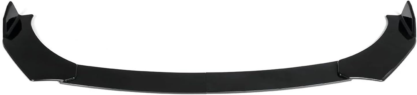 Front Bumper Lip Front Spoiler For Mazda 3 5 6 CX-3 CX-5 MX-3 Side Spoiler Splitter Body Kit Guards + 15CM Strut Rod Car Accessories Universal Front Bumper Lip(Glossy Black)