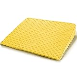 inqigi Wedge Pillow for Kids,Memory Foam for Back,Legs & Knees, Relaxation and Comfort, Soft and Breathable, Dot Texture Pillow for Reading Watching TV Gaming Sleeping, Fit for Sofa Floor Room