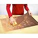 Reusable Non stick Oven Liners for Bottom of Electric Oven-Gas&Microwave Oven,500 Degree, Easy to Clean,PTFE Teflon Fiber,Oven Liner Spill Mats,Toaster Oven Liners, 12 x 16'',6 Pack,Coffee