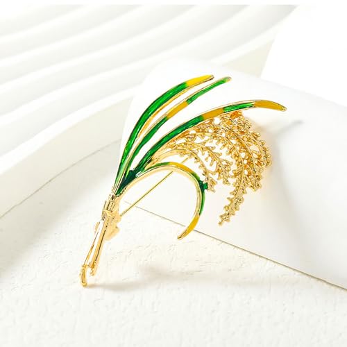 Image of Rhinestone Flower Brooch 18K Gold Plated Flower Floral Brooch Elegant Pearl Lapel Pin Costume Jewelry Thanksgiving Day Birthday Wedding Gifts for Mom Wife