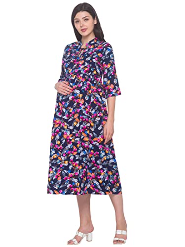 Image of AV2 Women's Rayon Relaxed Fit A Line Maternity Wear
