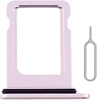 Vista 7 de Reemplazo de ranura para bandeja de tarjeta SIM para iPhone 13 (rojo) con anillo de goma impermeable y pasador de expulsión (versión de SIM simple)