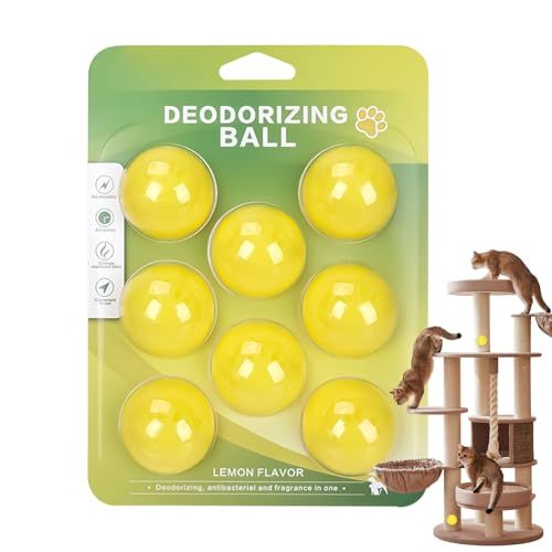 Bolas Desodorantes | 8 Piezas Naturales De Larga Duración Aromatizadas,Eliminador De Olor Para Zapatos - para Armario Ropa Baño Dormitorio Cocina
