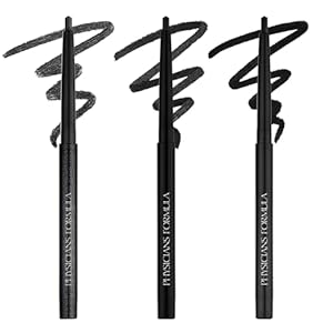 Physicians Formula Eye Booster Gel Black Eyeliner Set of 3, Shimmer, Satin, Matte, Water-Resistant, Smudge Resistant, Lasts All Day