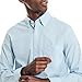 Nautica Men's Wrinkle Resistant Long Sleeve Button Front Shirt (L, NoonBlue)