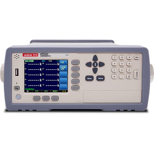 AT5110 10 Channels Multi-Channel Resistance Meter with Handler and RS232 Interface