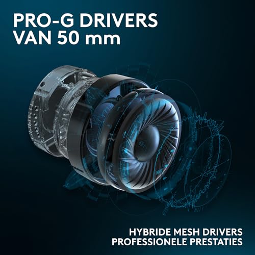 Logitech G Pro X SE bedrade gamingheadset met microfoon: Afneembare microfoon, DTS Hoofdtelefoon:X 7.1, 50 mm drivers, USB DAC incl., voor pc, Xbox One, Xbox Series X|S, PS5, PS4 - Zwart - Afbeelding 6