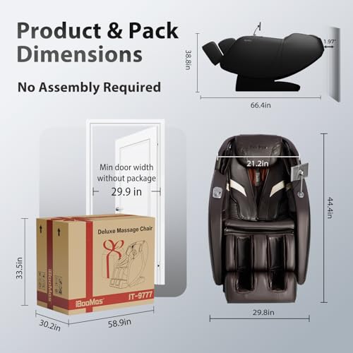 ohco r.6 massage chair - mocha