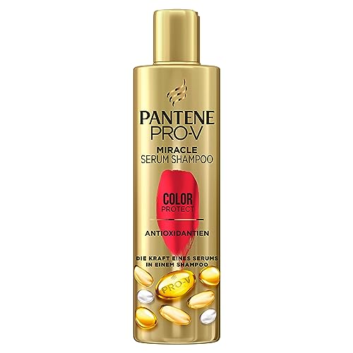Pantene Pro-V Miracle Serum Shampoo Color Protect und Antioxidantien, die Kraft eines Serums in einem Shampoo, 225ML