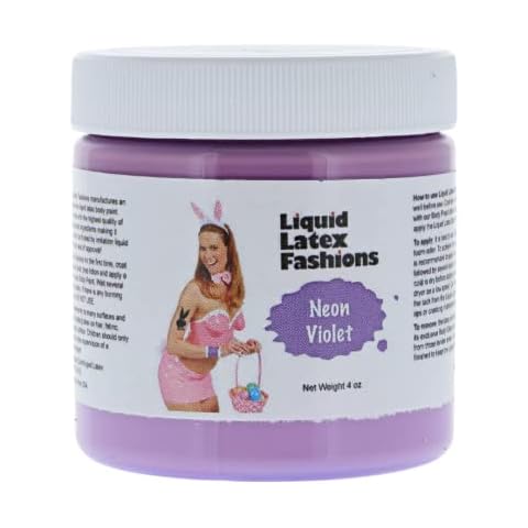 Liquid Latex Fashions Neon Violet Body Paint Cover