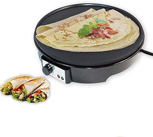 Drohneks Breadmakers Elektrischer Crêpes und Crêpe-Maker, elektrisch, mit Teigverteiler und Spatel, Antihaft-Maschine…