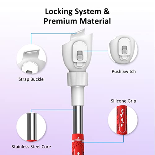 Virtualbuff Dual Golf Club Adapters Attachment For Meta Oculus Quest 2 Controllers - Real Golf Shaft With Stainless Steel Core And Silicone Grips, Vr Accessories To Enhance Gaming Experiences #TOP1