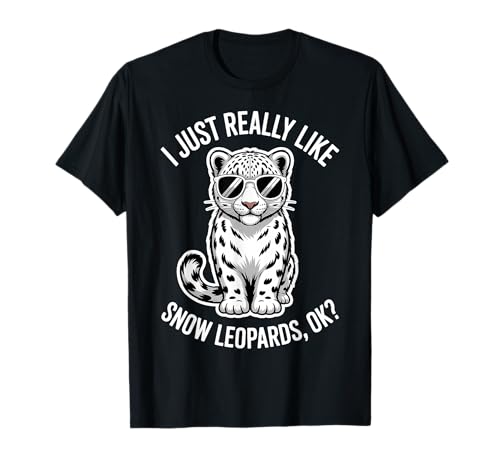 Leopardos de Nieve Divertido Leopardo de Las Nieves Camiseta
