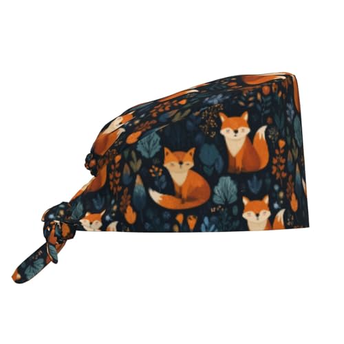 Image of Adjustable Scrub Cap with Sweatband, Breathable Working Hat for Men /Women