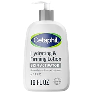 Cetaphil Skin Activator Hydrating & Firming Body Lotion 16oz, Mandelic Acid (AHA) and Centella Asiatica (CICA) Body Moisturizer, Hydrates and Firms Aging Skin, Anti-Aging Body Skincare