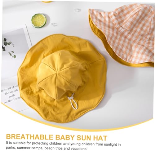 Chapeau de soleil en coton pour bébé protégeant les enfants de la chaleur