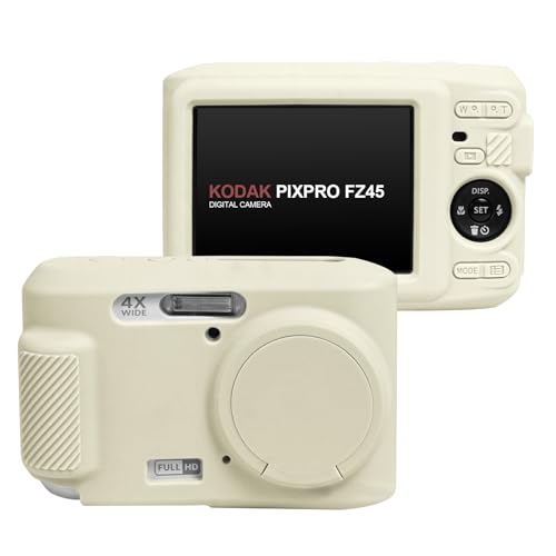 Funda silicona beige para cámara Kodak PIXPRO FZ45