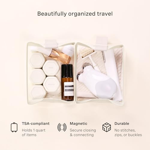 Cadence Parcel - Clear Dopp Kit with Magnetic Closure - Durable and Leak-Resistant Travel Toiletry Kit - Modular Design 10 Cadence Parcel - Clear Dopp Kit with Magnetic Closure - Durable and Leak-Resistant Travel Toiletry Kit - Modular Design - Image 4
