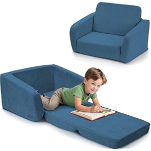 ZICOTO Sturdy Toddler Chair and Couch – The Perfect Kids Sofa for Girls and Boys – Ideal Fold Out Sofa Chairs to Give Your Kids a Safe and Fun Place to Sit