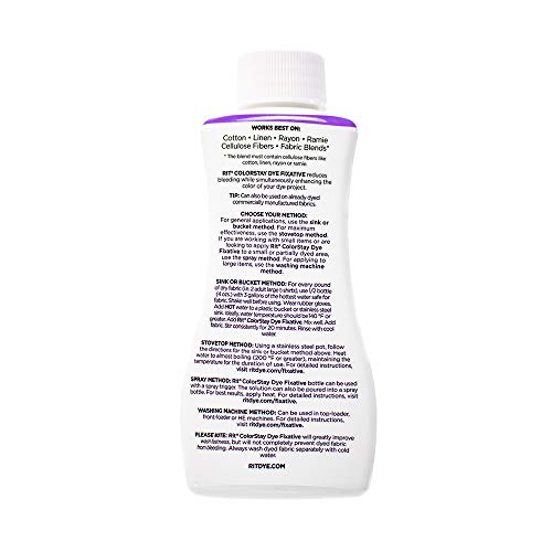 image for Craft County Rit Dye – 8 Oz. Liquid Fabric Dye for Clothing, Décor,