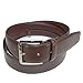 Men's Leather Money Belt, Size 38, Brown