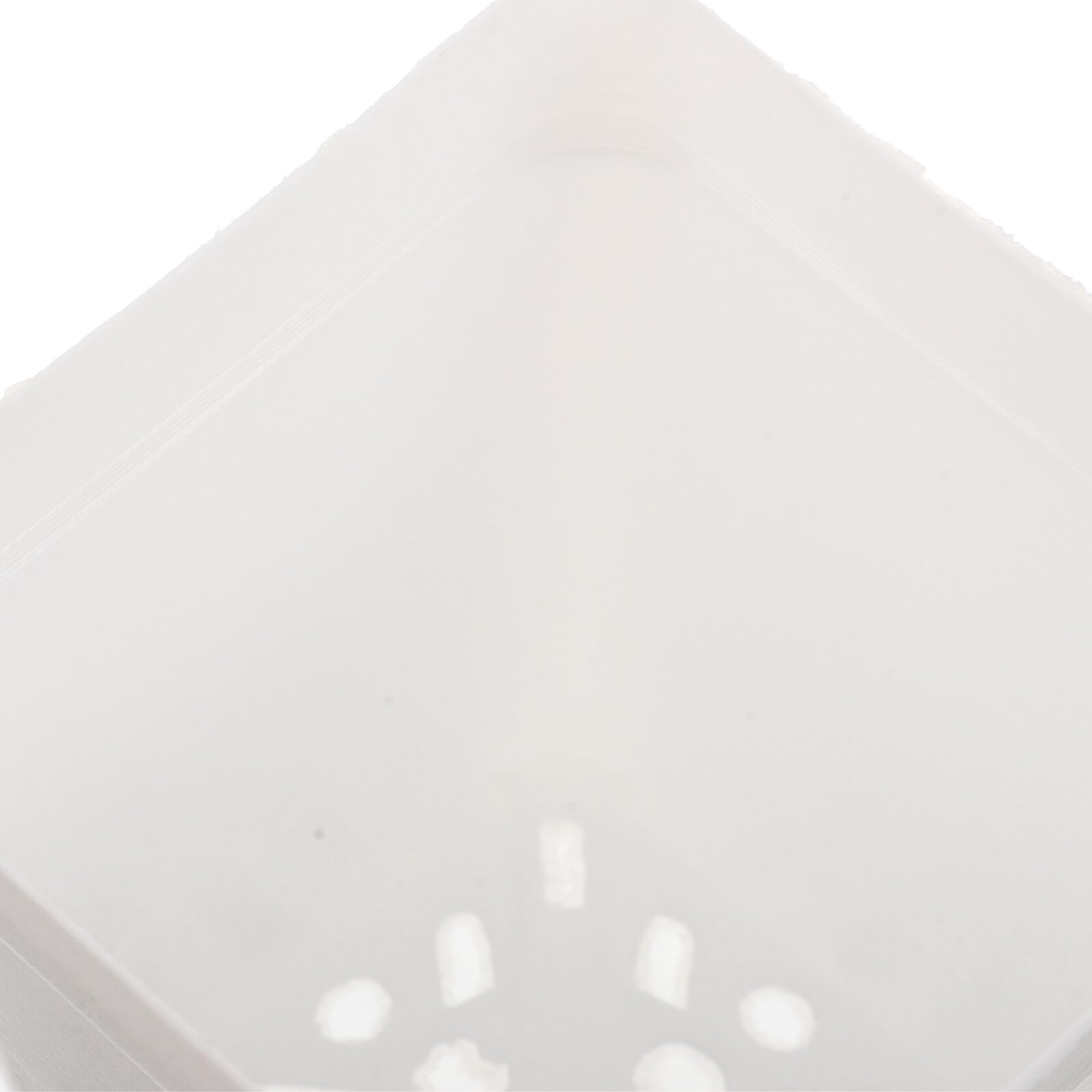 TOYANDONA 100pièces Pot Carré Plastique avec Drainage pour Pots De Pépinière Jardinière Carrée pour Culture De Plantes Godets De Semis pour Bulbes