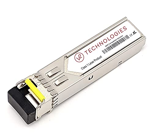1000BASE-SX SFP MMF DOM Rugged -40 to +85 Compatible with Cisco, Equivalent to GLC-SX-MMD-RGD, V2 Technologies Networking Transceivers