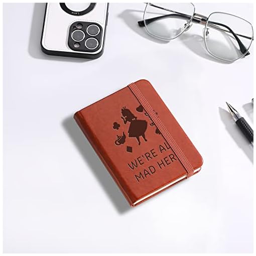 Alice in Wonderland leather notebook - Image 4