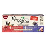 Purina Beyond Chicken, Beef and Carrot and Turkey, Sweet Potato and Spinach in Wet Cat Food Gravy 12 Ct Variety Pack - (2 Packs of 12) 3 oz. Cans