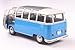 Solido 1:18 Scale Volkswagen T1 21 Windows Baby Blue/White 1962 Diecast Model Car S1813401