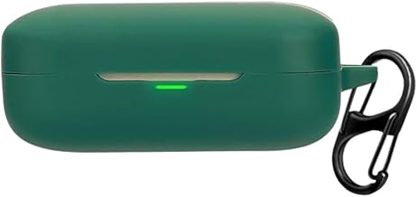 Anvique Silicone Case Cover for Realmee Buds Air 7 Pro, Protective Earbuds Cover (Green)