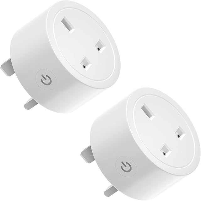 Woolley Zigbee Smart Plug, Woolley Mini Outlet Socket Compatible with Alexa, Google Home and eWelink App - 10A/2200W (Woolley Zigbee Hub Required) 2PCS