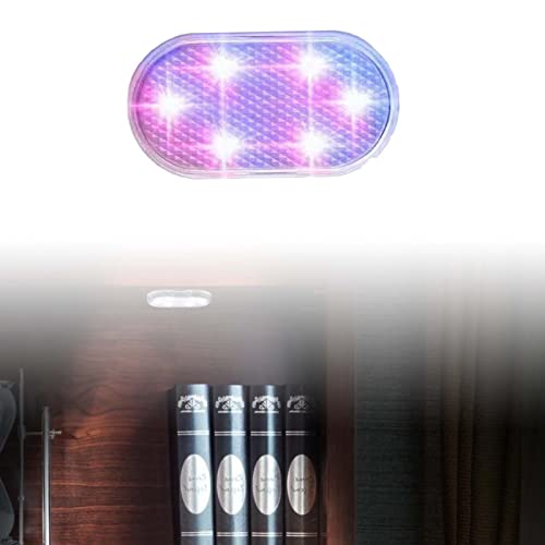 ZPJSZ 1 PCS Portable Voiture Intérieur LED Capteur De Lumière Interrupteur Tactile Auto sans Fil Ambiant Lampe Rechargeable USB sans Câblage Non Destructif Miniature Lampe-Dark Pink||1 PCS Cover