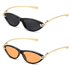 (2 Pack) Black & Black/Orange