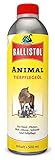 Eva Shop Ballistol Animal 500ml Premiumprodukt zur Hautpflege, Pfotenpflege, Ohrreinigung und Ohrenpflege, ideal zur Schweifpflege, Fellpflege und zur Hufpflege von sämtlichen Tieren inkl Aufkleber
