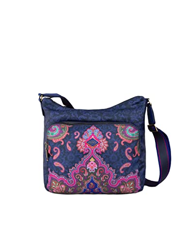 Oilily Mr Paisley M Shoulder Bag Blue Iris Cover