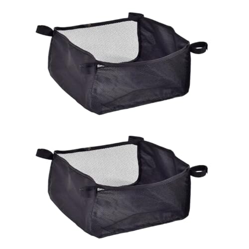 ibasenice Baby Stroller Bottom Basket Organizer Universal Lightweight Stroller Storage Bag with Large Capacity for Diapers Toys Snacks under...