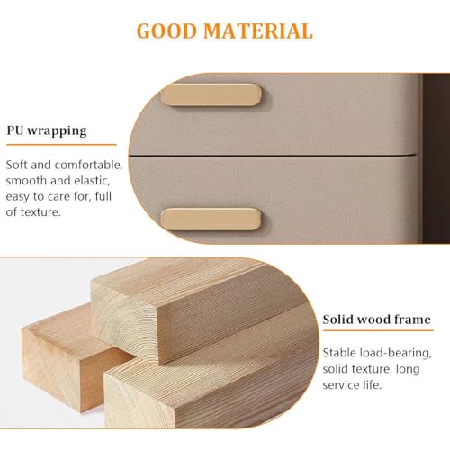 Table d'appoint étroite en bois avec lampe pour gagner de la place - 5