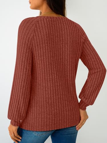 Image of LILLUSORY Womens Tops Long Sleeve Shirts Fall Lightweight Sweaters