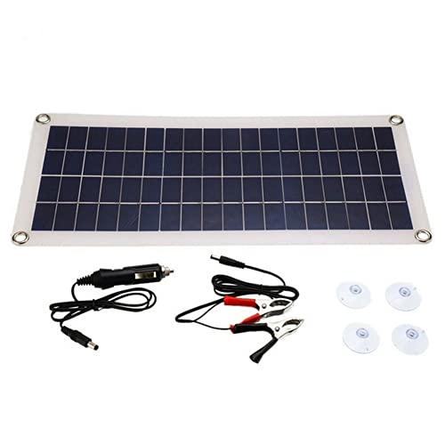 Mantenedor de batería de coche 12V con panel solar flexible de 8W dual USB 4