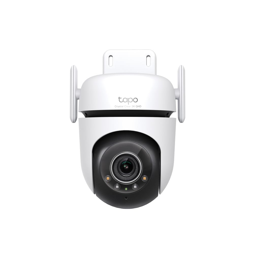Tapo C52A 360° Überwachungskamera Außen, 2K 4MP, Starlight Farbe Nachtsicht, KI-Erkennung, Bewegungsverfolgung, WLAN oder Ethernet, microSD-Karte bis zu 512 GB